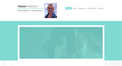Desktop Screenshot of hannepedersen.dk